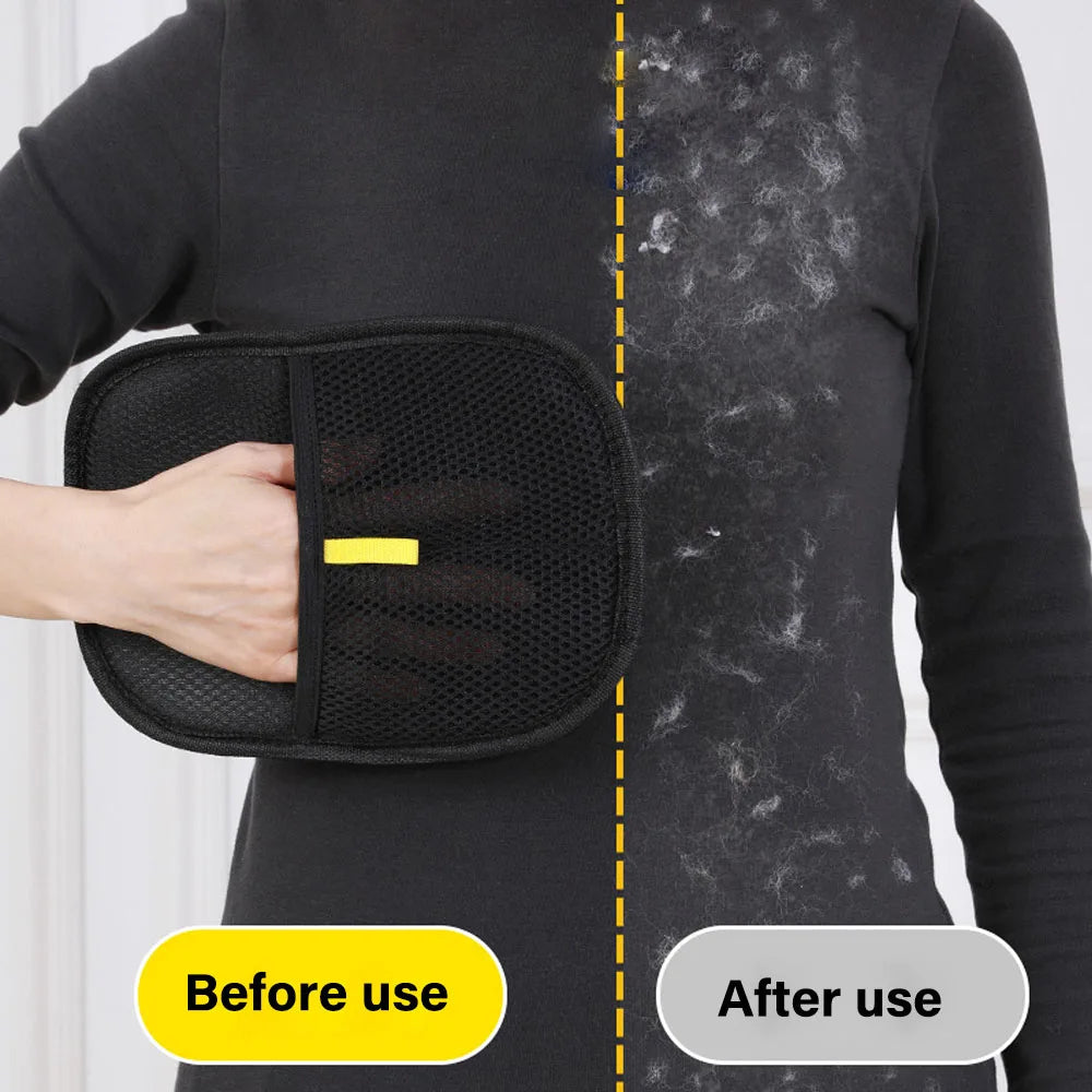 Pet Hair Removal Glove – Removes Hair from Fabric & Furnitur