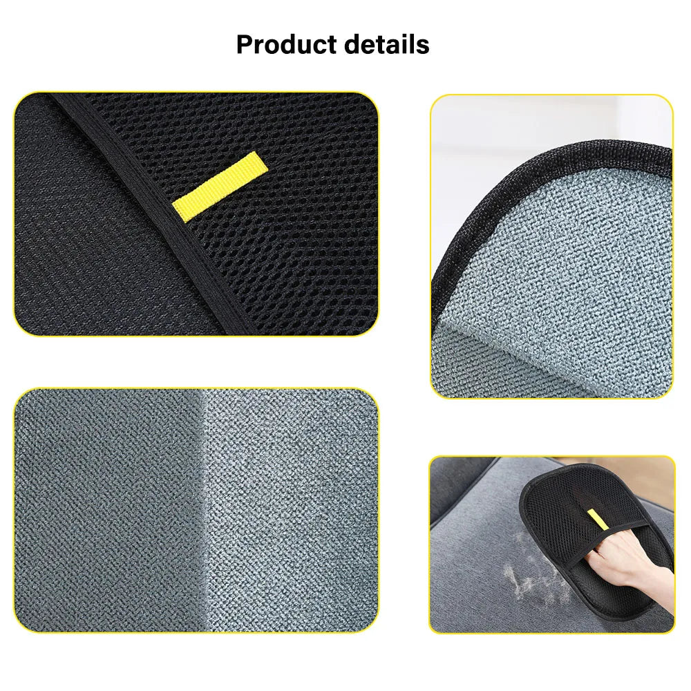 Pet Hair Removal Glove – Removes Hair from Fabric & Furnitur