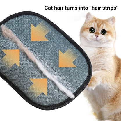 Pet Hair Removal Glove – Removes Hair from Fabric & Furnitur